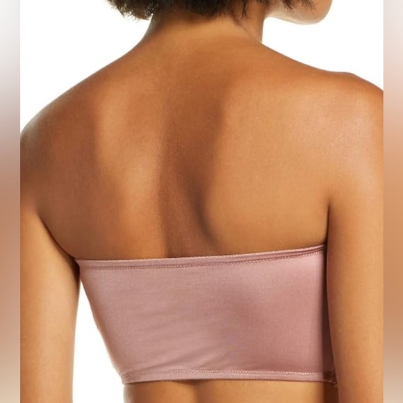 Free People Camila Lace Bandeau in Vintage Rose large - Picture 2 of 3